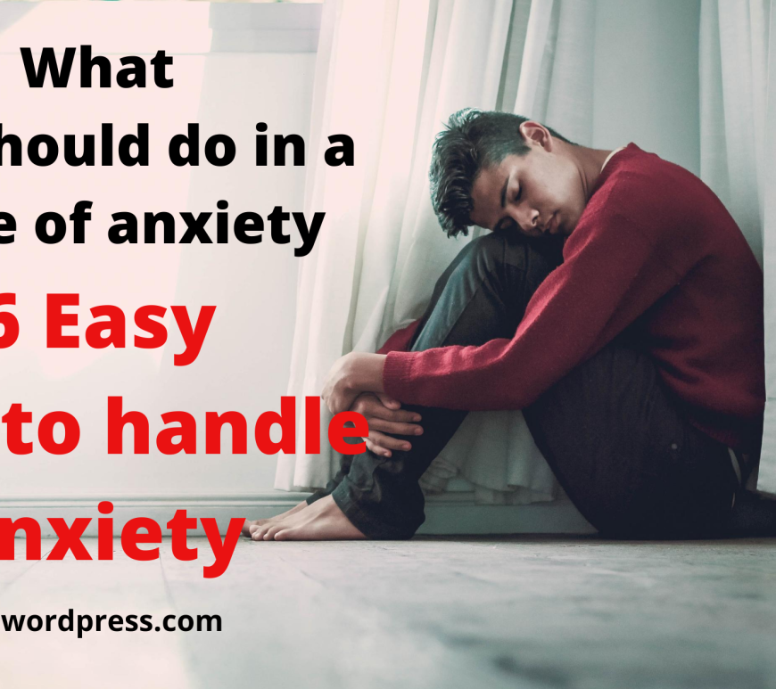 Tips to Handle Anxiety Photo